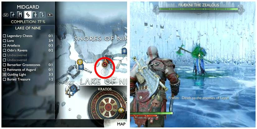 fraekni the zealous location in god of war ragnarok