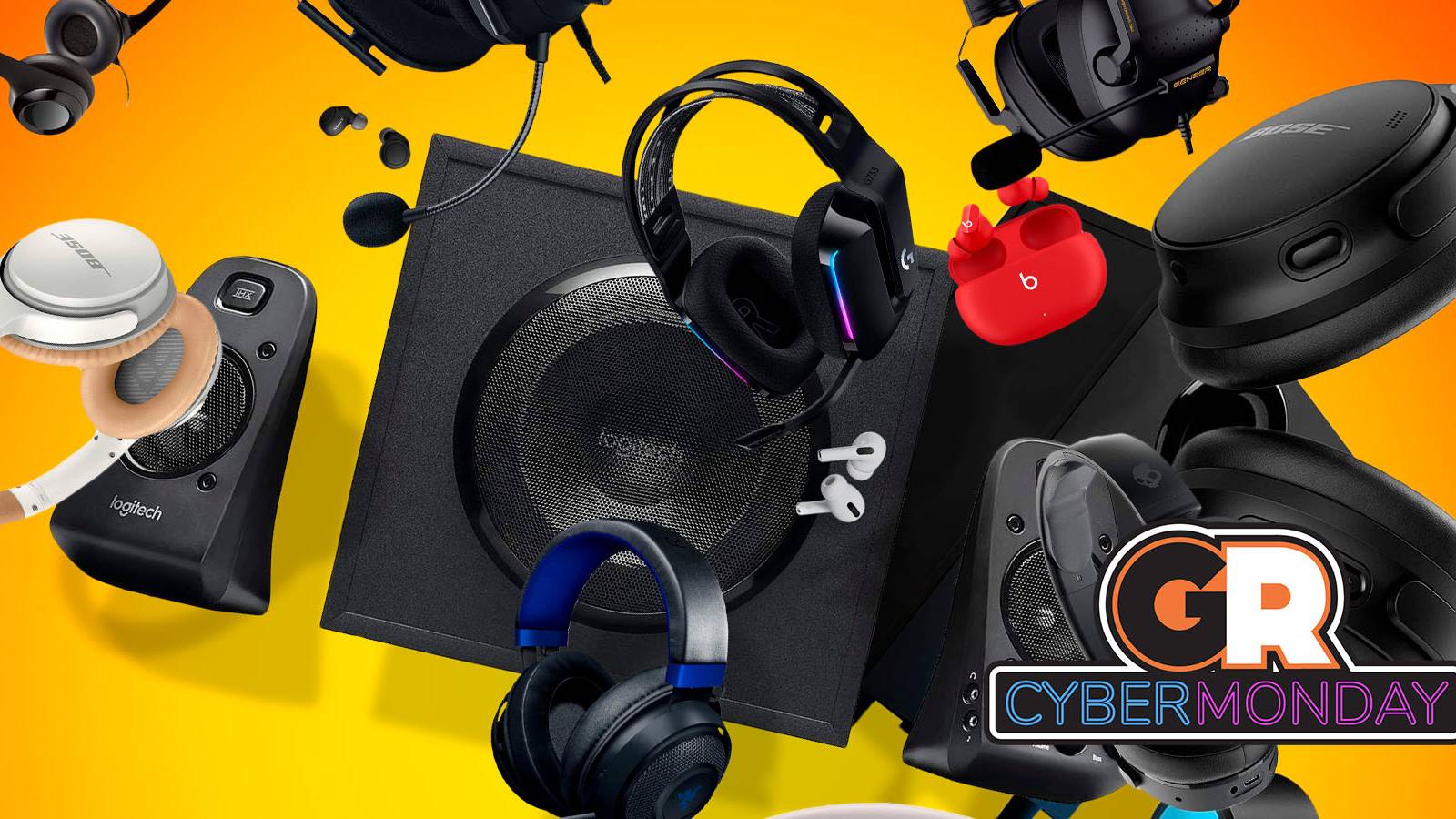 gamerant-amazon-cyber-monday-deals-speakers-headsets-feature