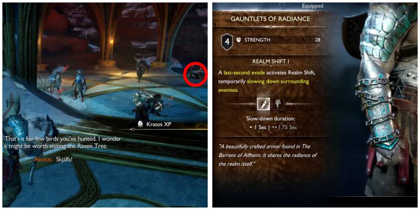 gauntlets of radiance in god of war ragnarok