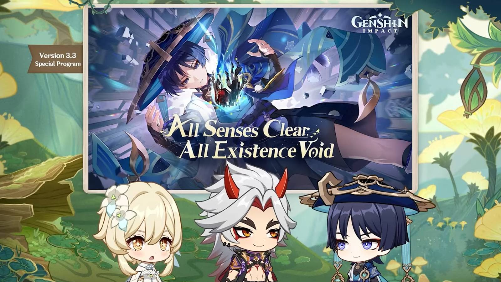 Genshin Impact 3.3 livestream