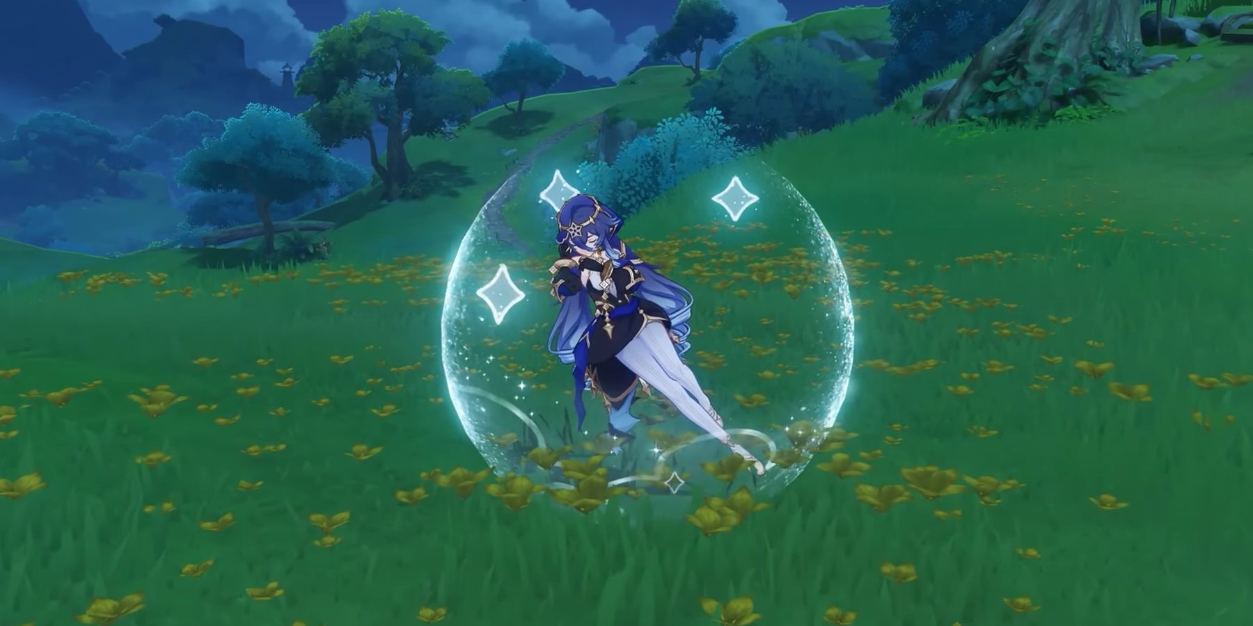 Genshin Impact Layla idle animation