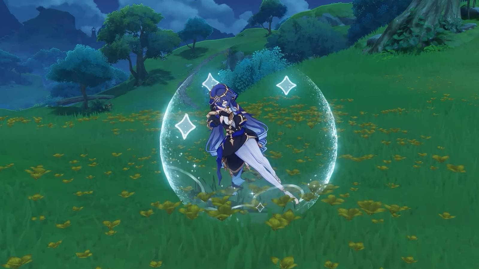 Genshin Impact Layla idle animation