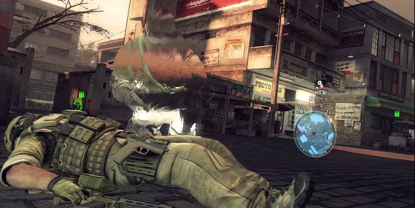 ghost recon player getting revived by an invisible teammate 