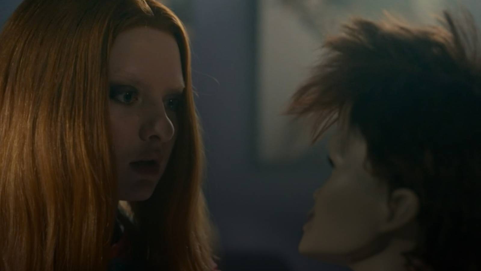 Glen (Lachlan Watson) receives Glen doll in Chucky season 2