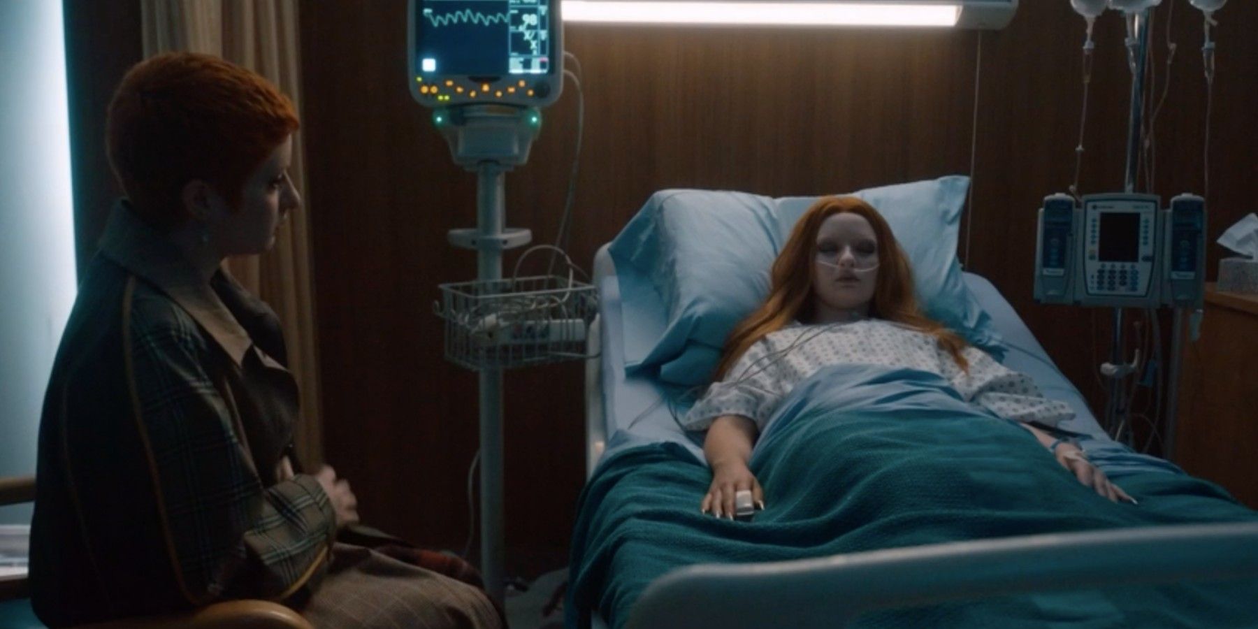 Glenda visits Glen in the hospital in Chucky season 2 finale