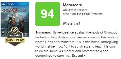 god of war ps4 reviews