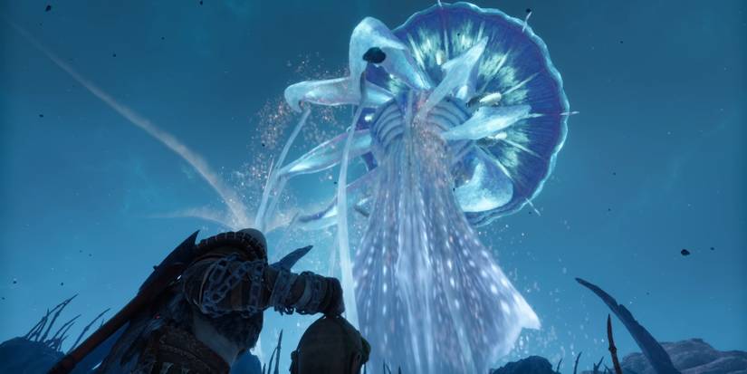 god of war ragnarok alfheim open areas exploration elves hafgufa barrens