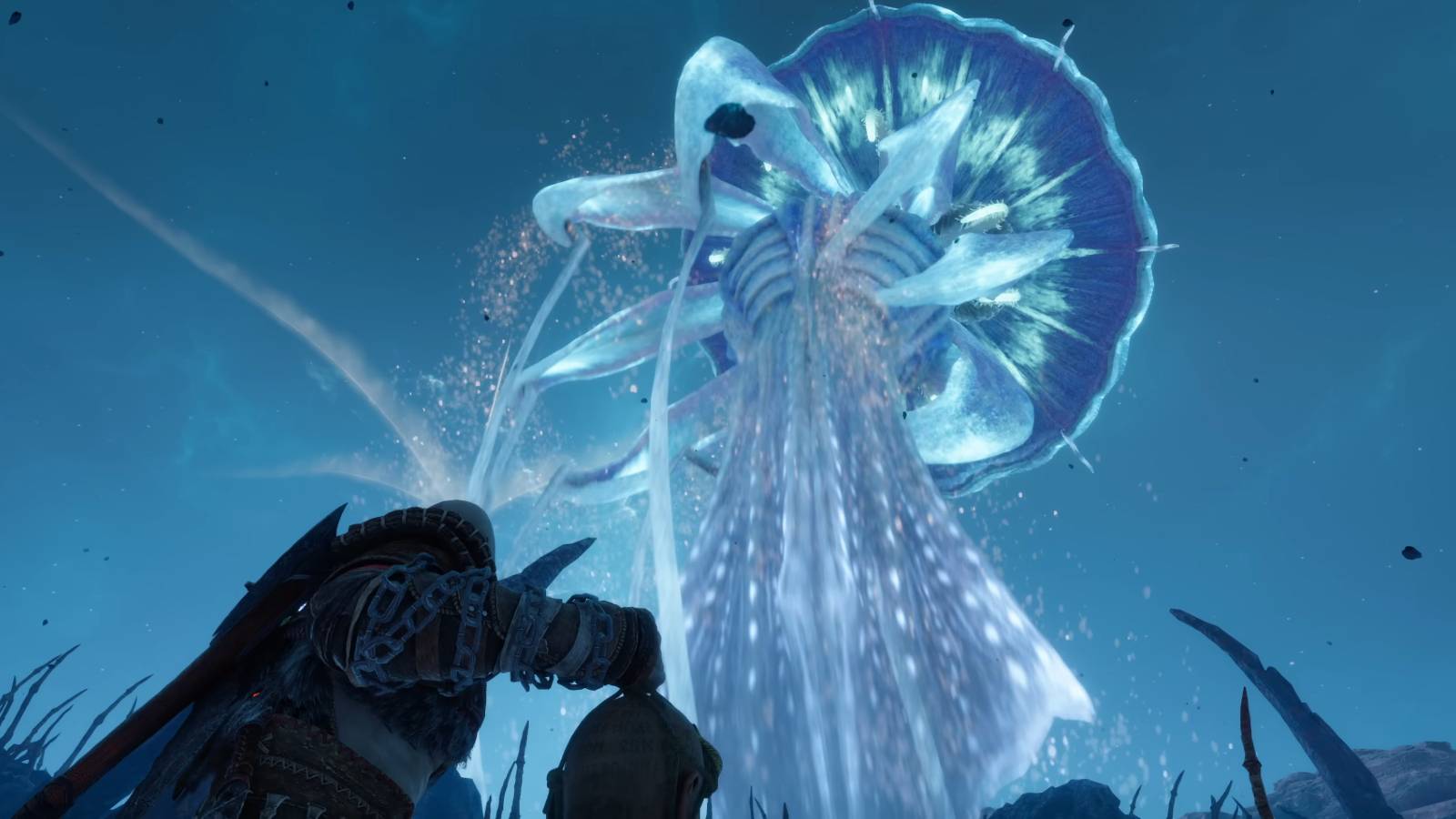 god of war ragnarok alfheim open areas exploration elves hafgufa barrens