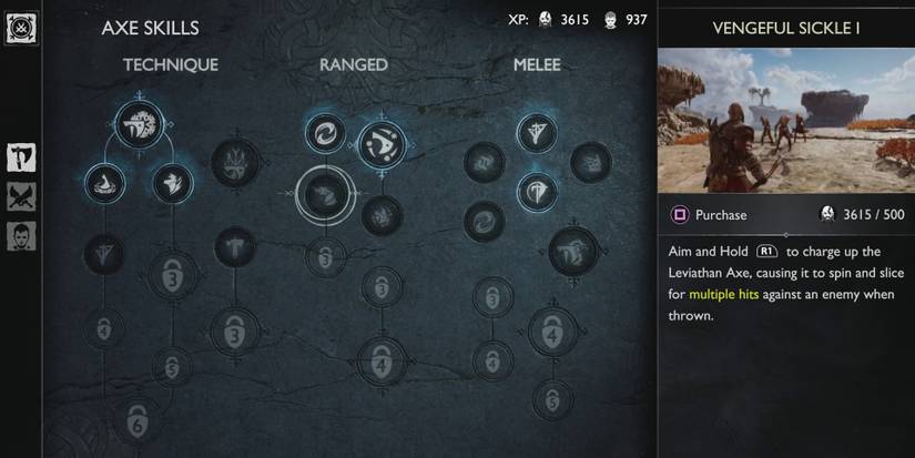 god-of-war-ragnarok-best-leviathan-axe-skills-vengeful-sickle