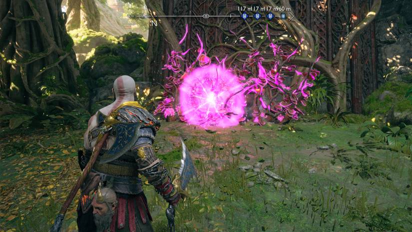 god of war ragnarok heavy vine step 2