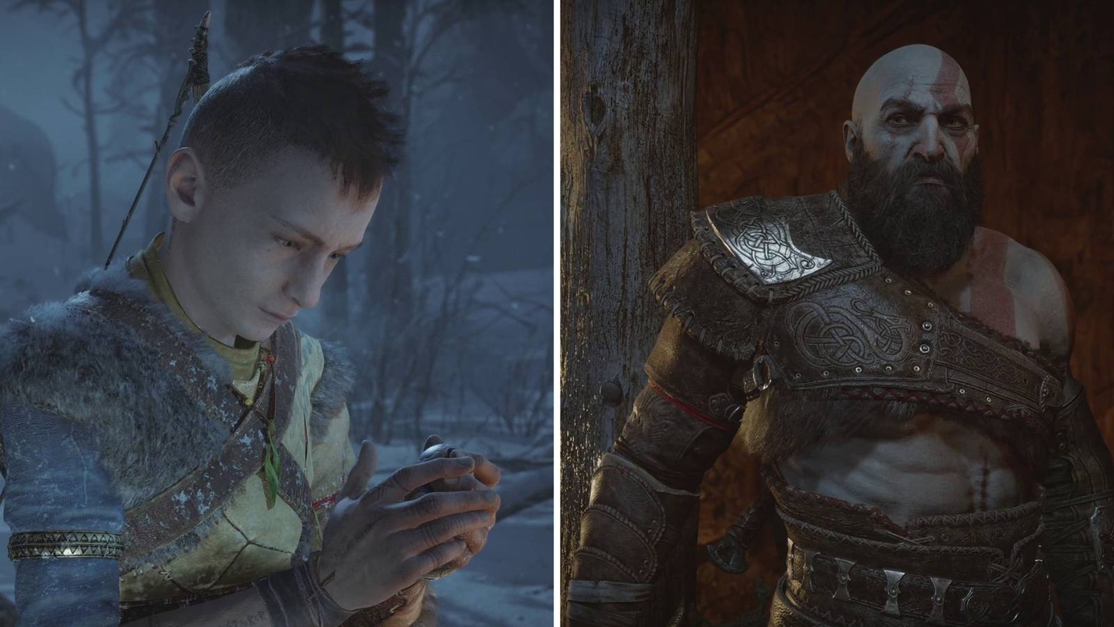God of War Ragnarok - Atreus and Kratos