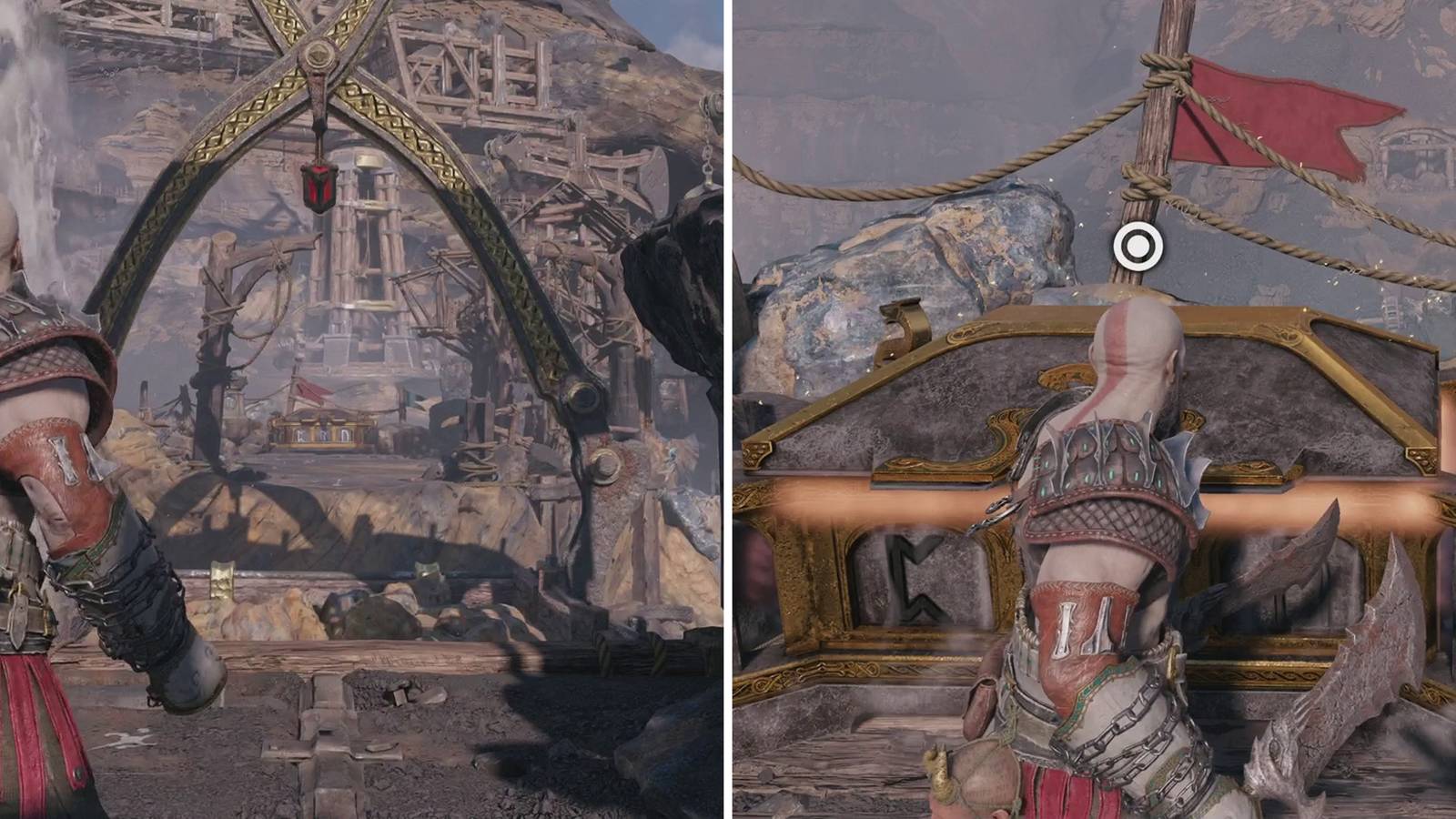 God of War Ragnarok: Jarnsmida Pitmines Nornir Chests Guide (Svartalfheim)