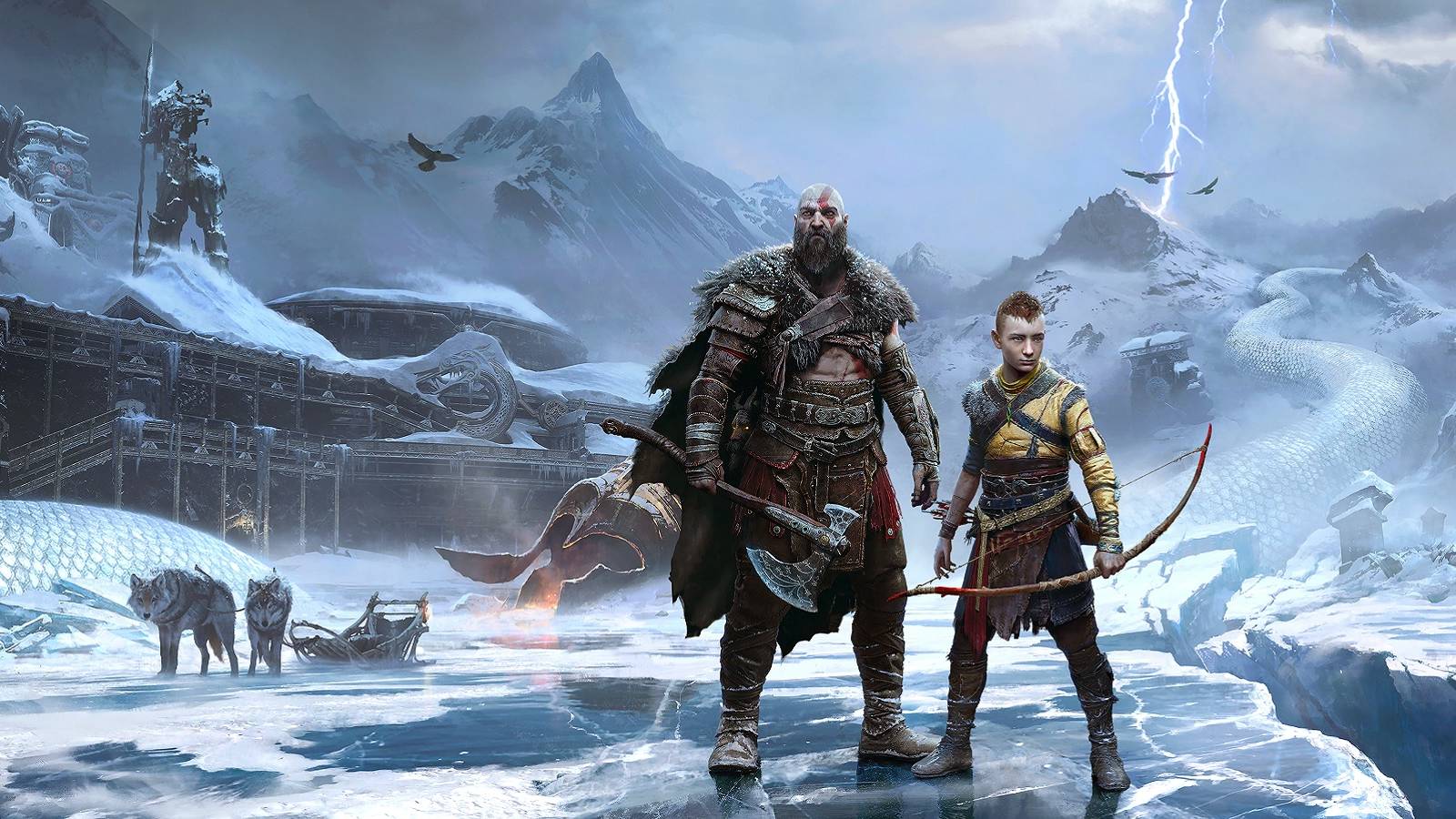 god of war ragnarok kratos and atreus