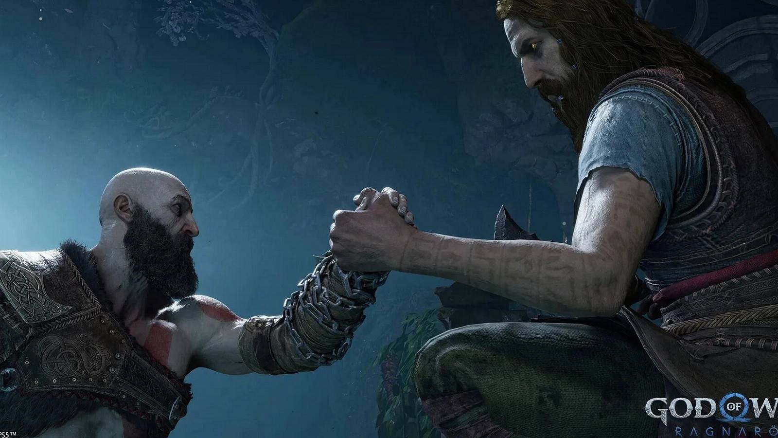 god of war ragnarok kratos and tyr