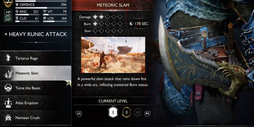 god of war ragnarok meteoric slam