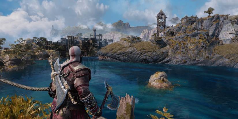 god of war ragnarok svartalfheim lyngbakr island explore world realm midgard