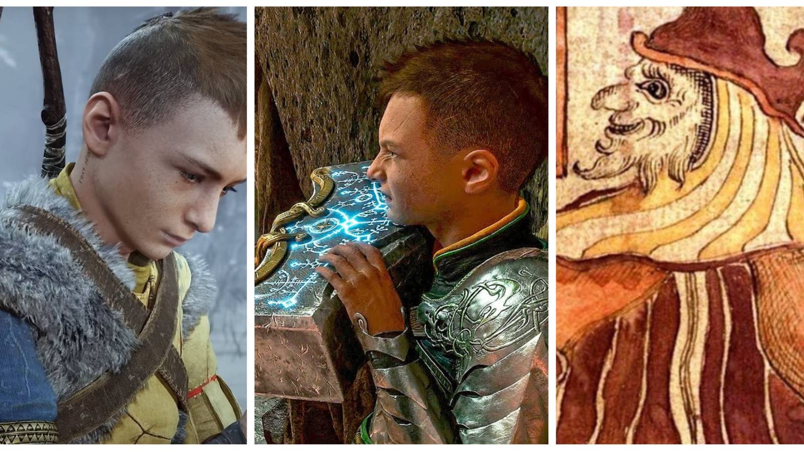 atreus from god of war ragnarok and loki from norse mythology