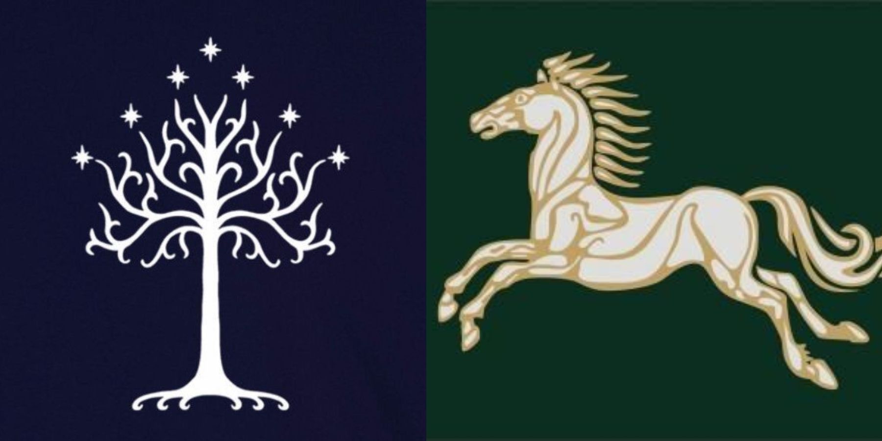 Gondor and Rohan crests