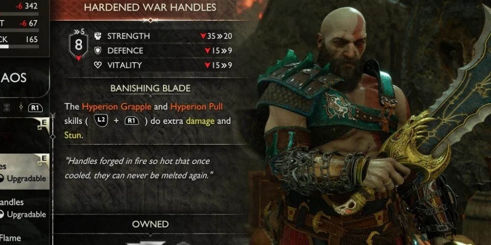 hardened war handles in god of war ragnarok