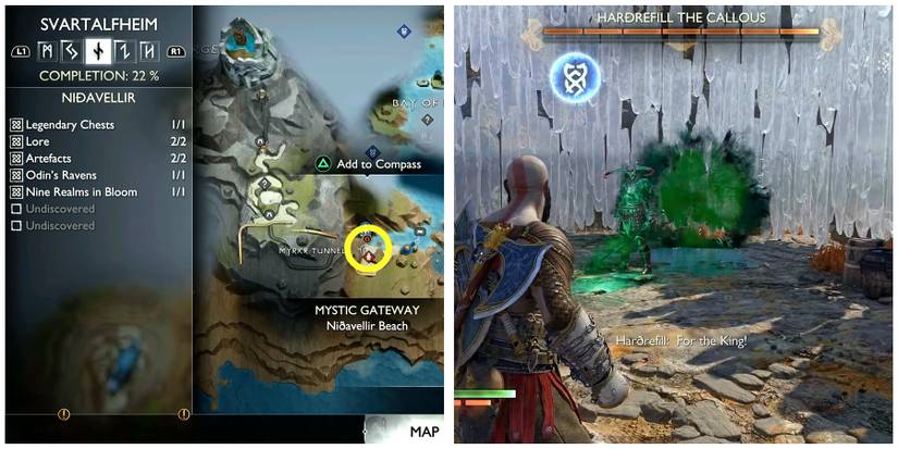 hardrefill the callous location in god of war ragnarok