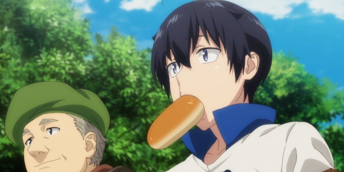 Michio Kaga Eating Bread
