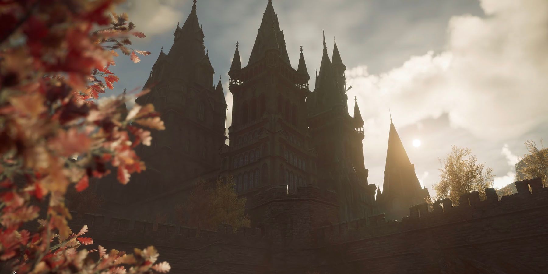 Harry Potter Hogwarts Legacy ASMR A calm autumn morning castle screenshot