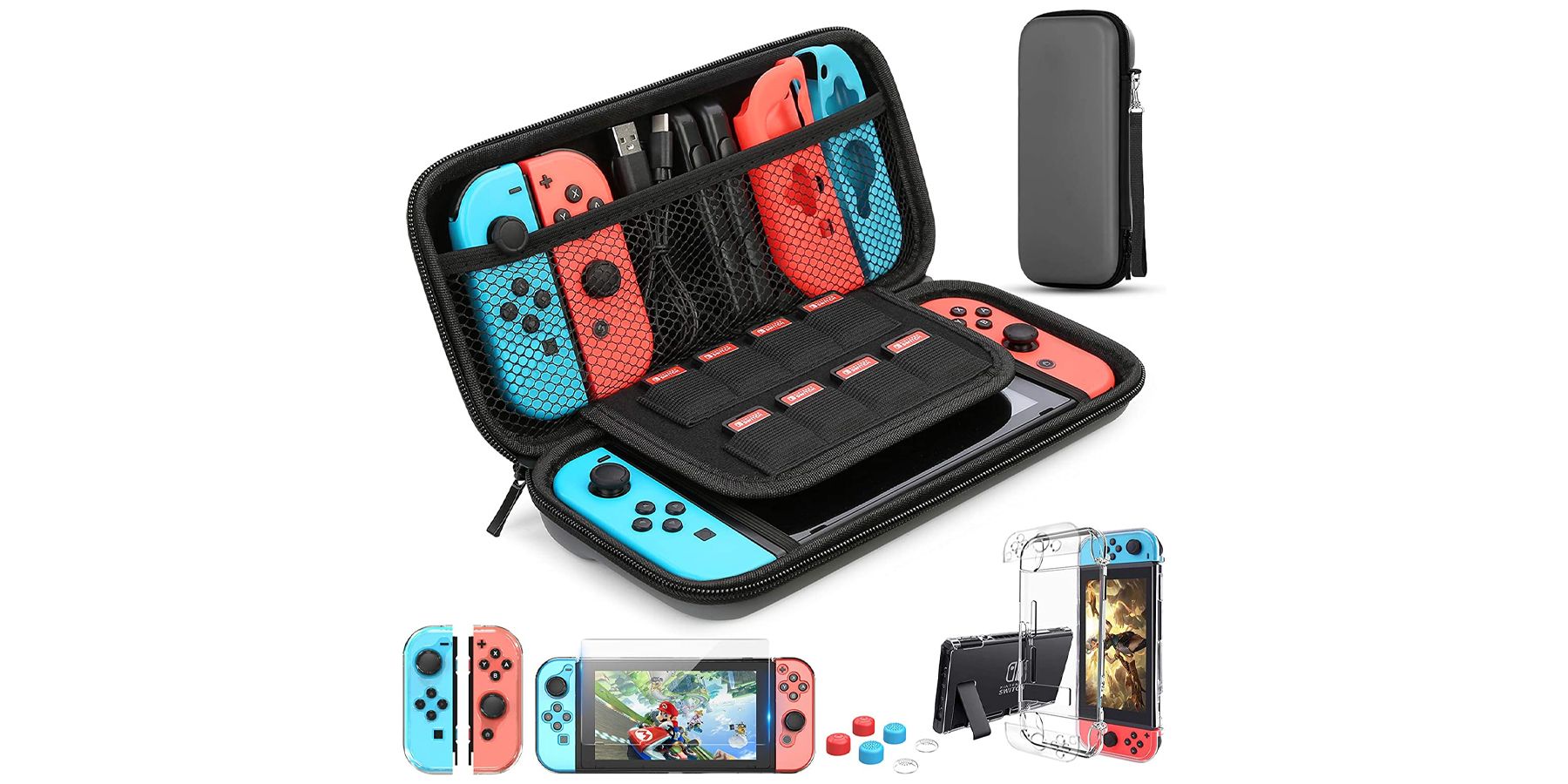 HEYSTOP Switch Case Compatible with Nintendo Switch