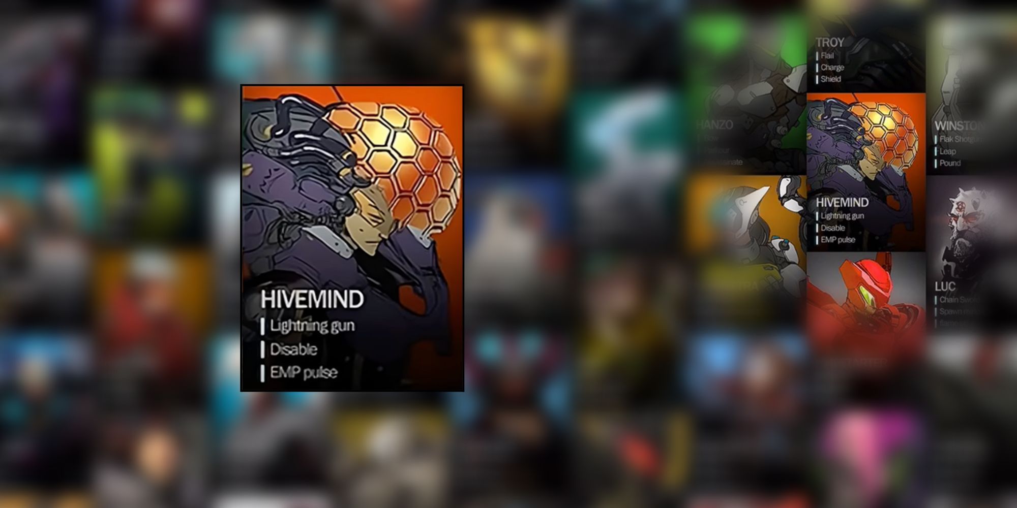 Hivemind Unreleased Hero Concept
