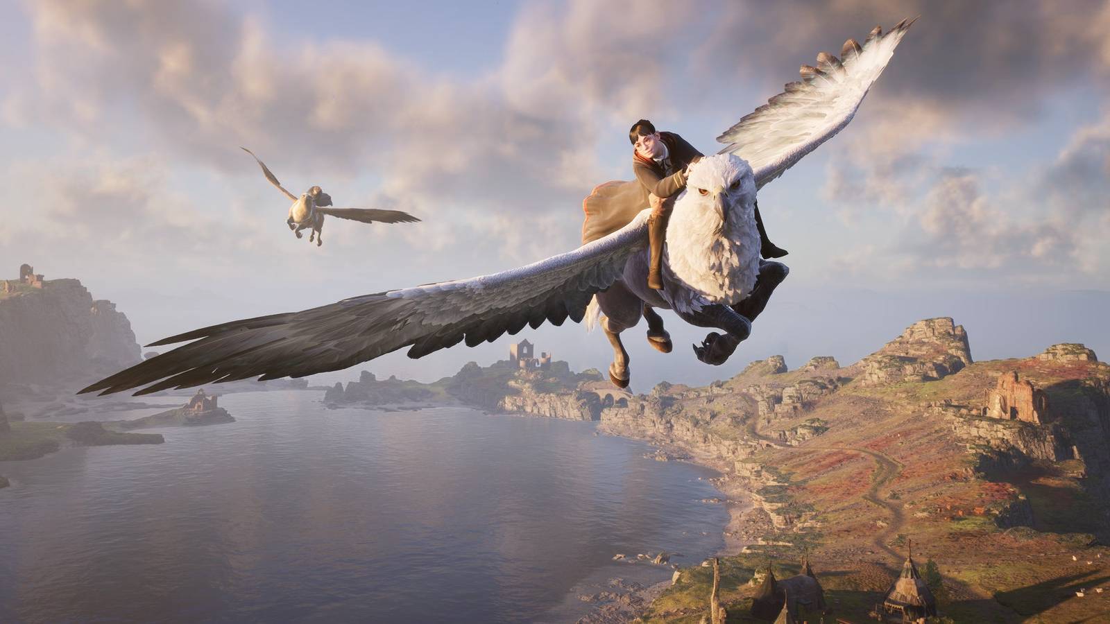 hogwarts legacy flying hippogriff