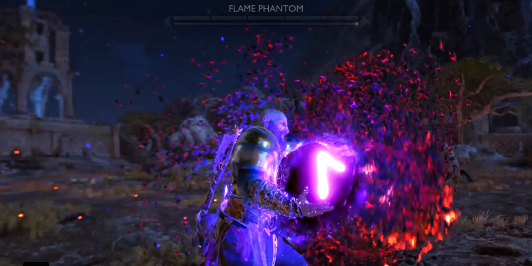 how to beat the flame phantom in god of war ragnarok