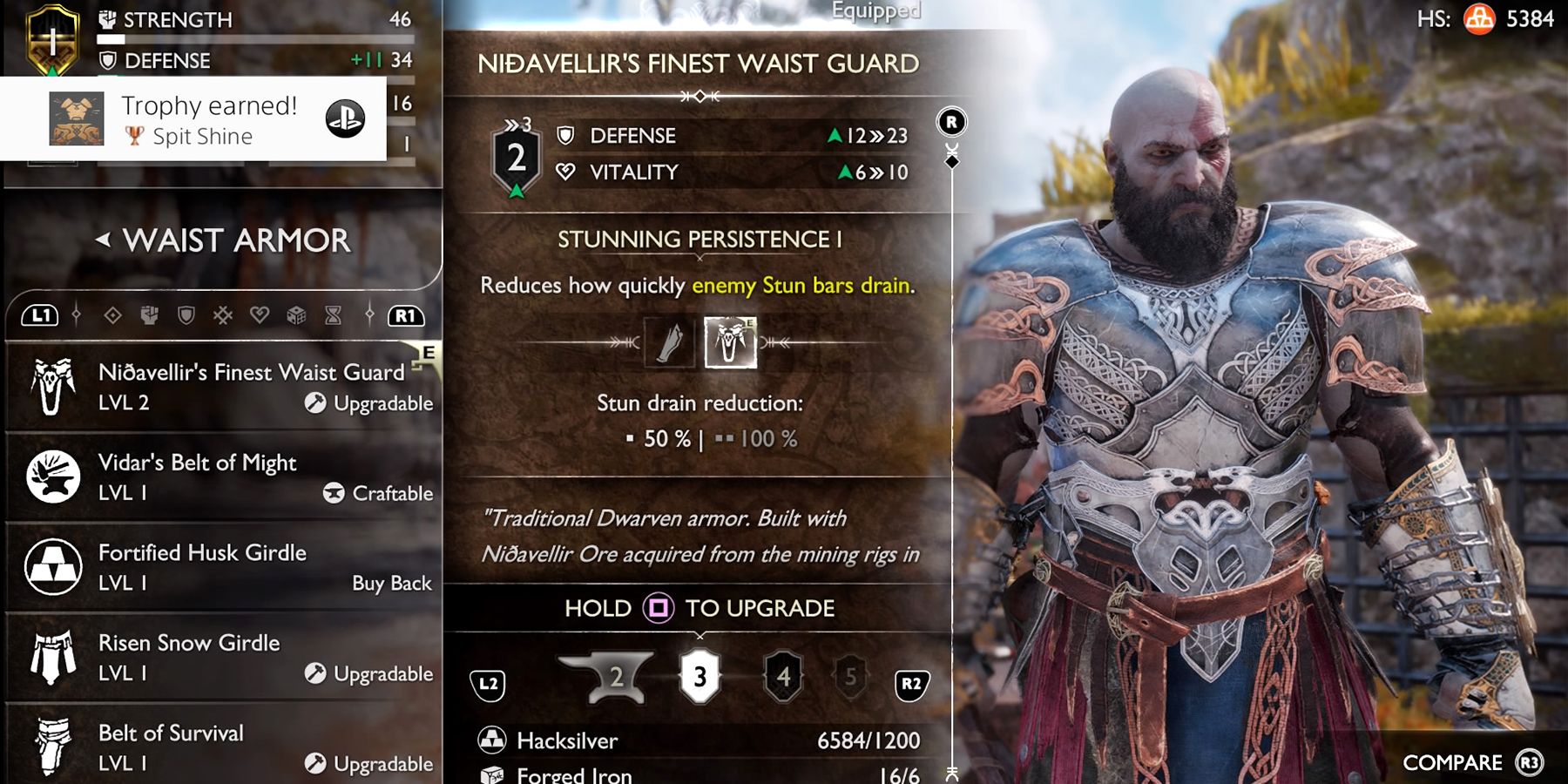 how to craft nidavellir armor set in god of war ragnarok