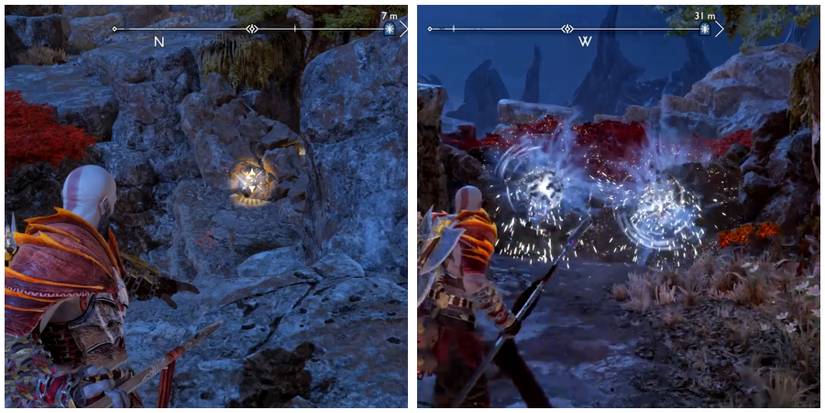 how to destroy the boulder in god of war ragnarok