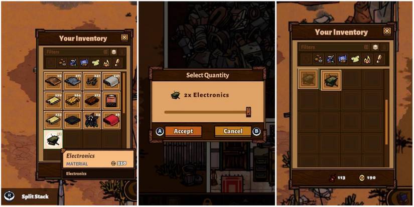 electronics splitting