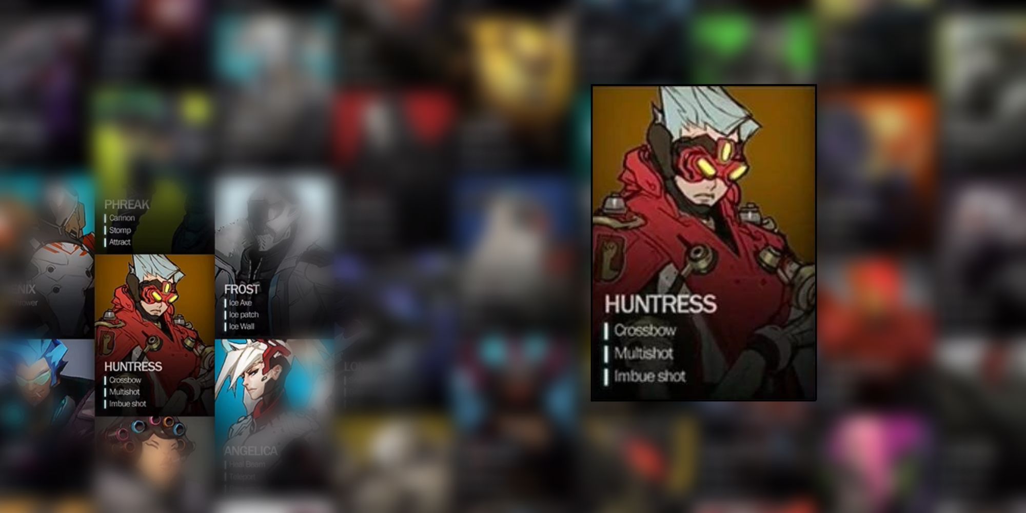 Huntress Unreleased Hero Concept