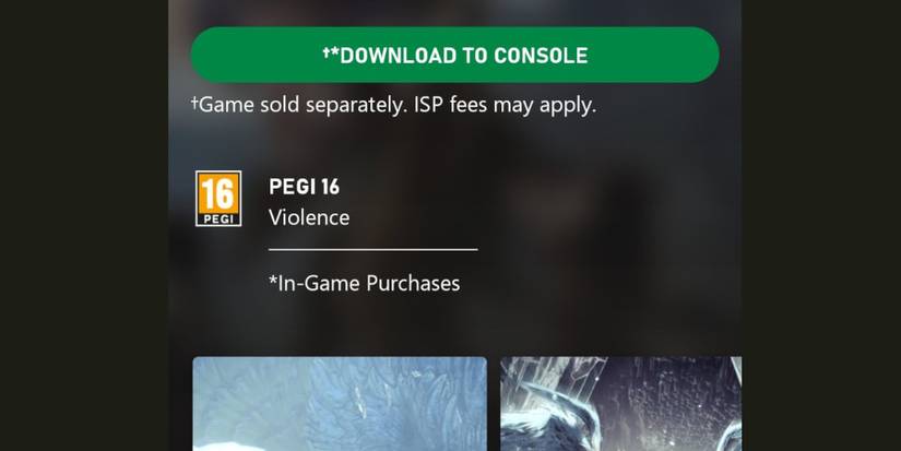 installing Xbox game from the app