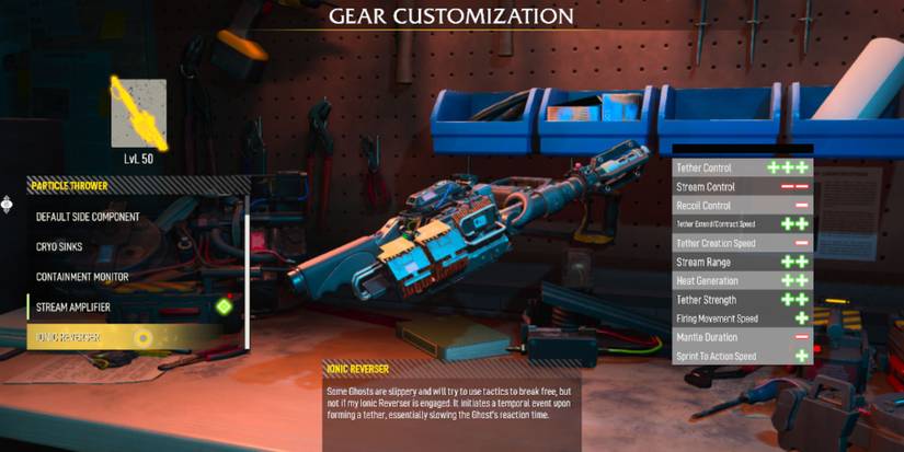 Ionic Reverser Side Component Upgrade Ghostbusters: Spirits Unleashed