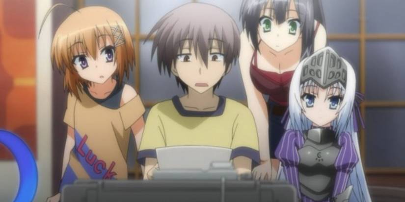 Haruna, Ayumu, and Seraphim together