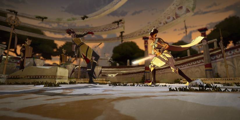 Janai defeats Karim in The Dragon Prince