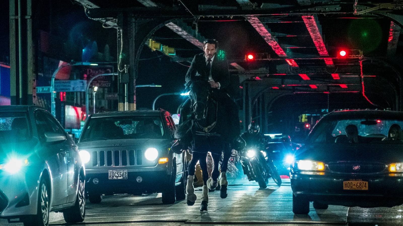 game trailer horse scene