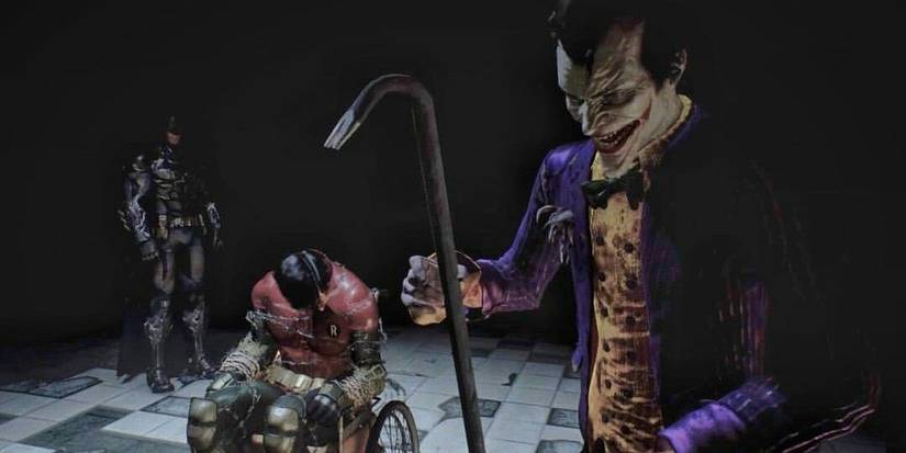 Joker and Jason Todd in Batman: Arkham Knight