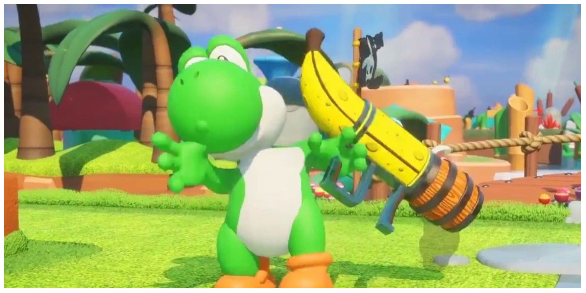 Yoshi in Mario + Rabbids: Kingdom Battle