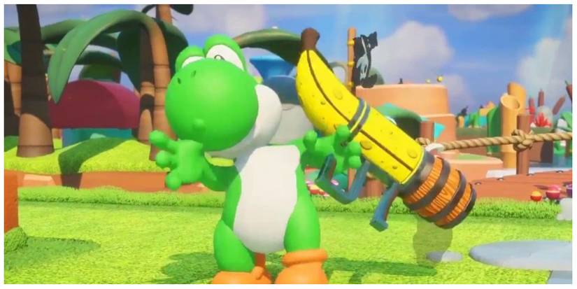 Yoshi in Mario + Rabbids: Kingdom Battle