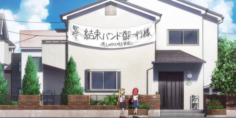Kita and Nijika Arrive at Bocchi's House – Bocchi The Rock Episode 7 