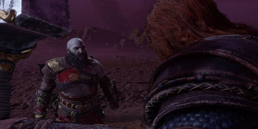 Kratos and Thor in God of War Ragnarok