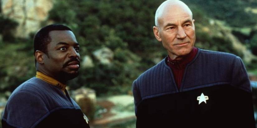 LaForge and Picard TNG Star Trek