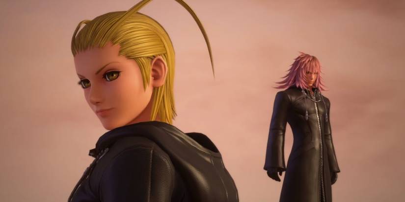 Larxene and Marluxia in Kingdom Hearts 3