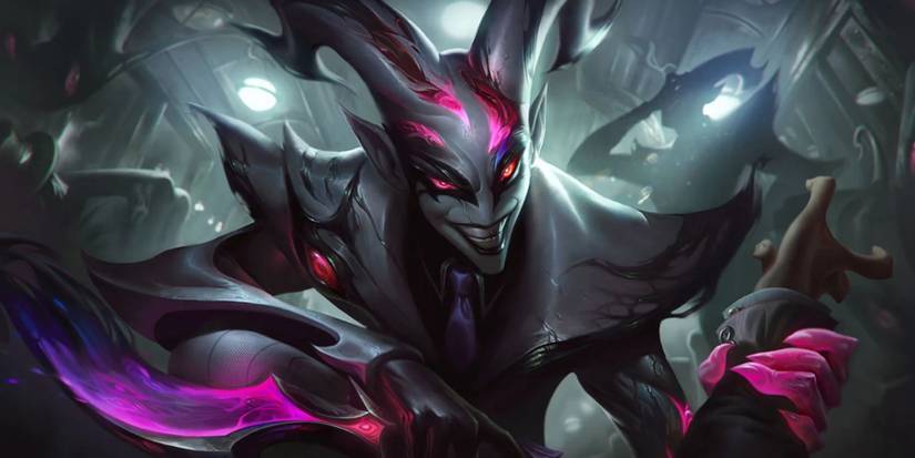 League of Legends Crime City Nightmare Shaco Splash Art