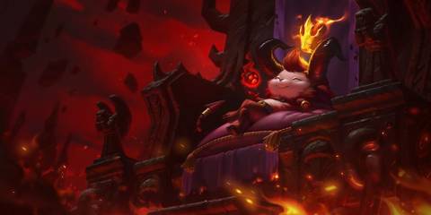 League of Legends Little Devil Teemo Splash Art