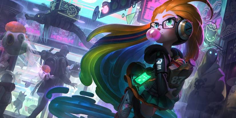 League of Legends Cyber Pop Zoe Splash Art