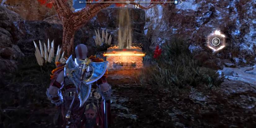 legendery chest in the plains in god of war ragnarok